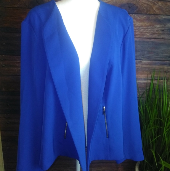 calvin klein royal blue blazer